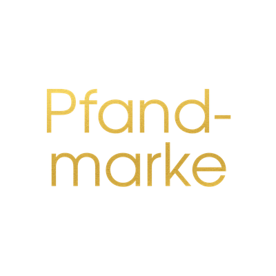 Goldmotiv Pfandmarke