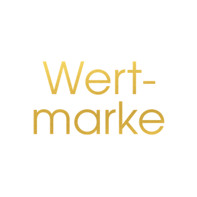 Goldmotiv Wertmarke