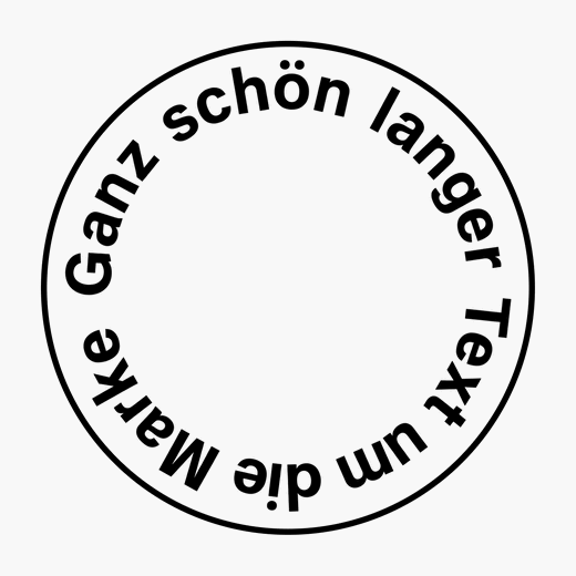 Format C: Text umlaufend