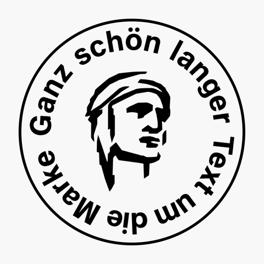 Format J: Motiv und Text umlaufend