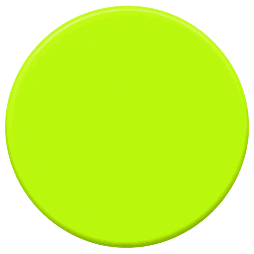 Ungeprägte Kunststoffmarke in Neon-Gelb